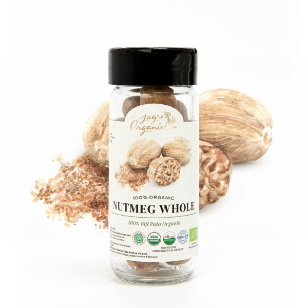 Organic Nutmeg Whole 50g